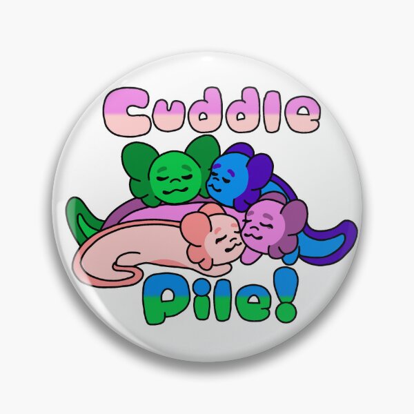 Item preview, Axolotl Cuddle Pile designed and sold by Lily Lottles.