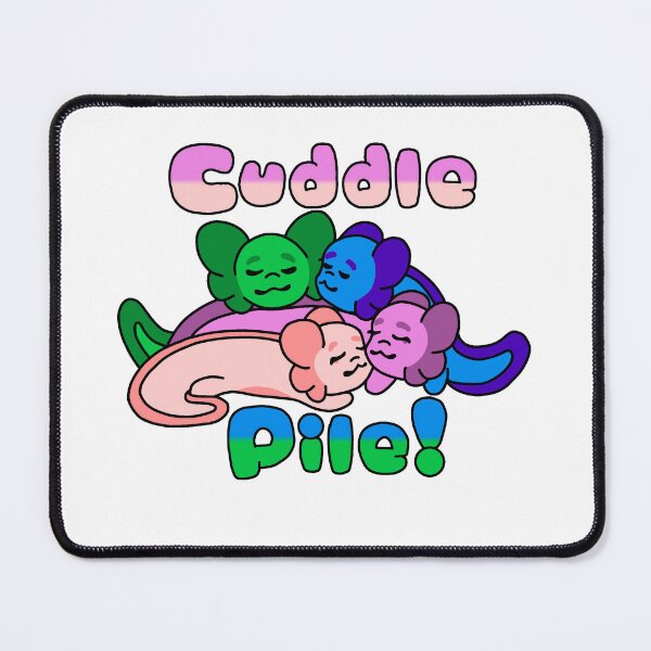 Item preview, Axolotl Cuddle Pile designed and sold by Lily Lottles.