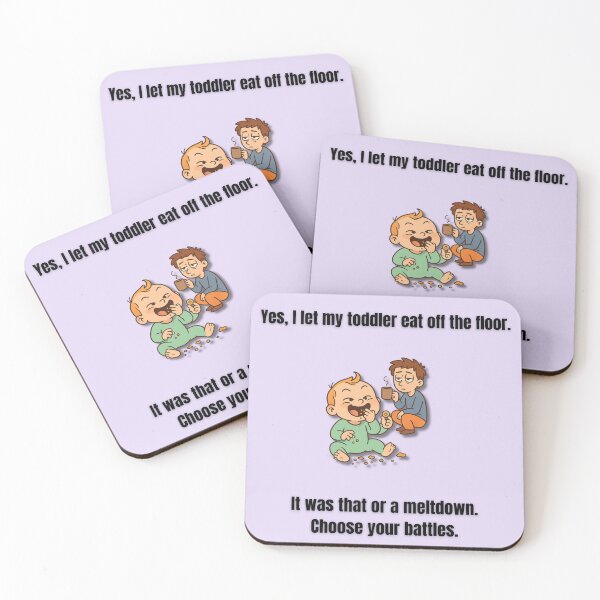 Item preview, Toddler Floor Feast – Funny Parenting Quote Design designed and sold by MadeInNapTime.