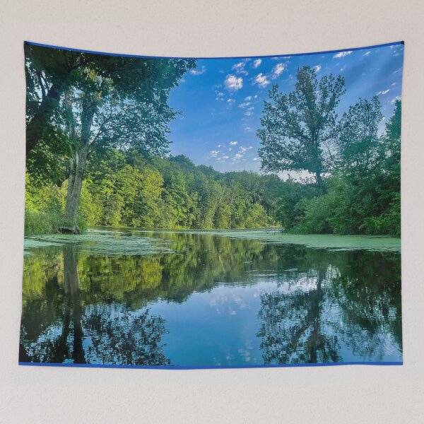Item preview, Seeley Lake Reflection – Wisconsin Summer Stillness designed and sold by aadventures.