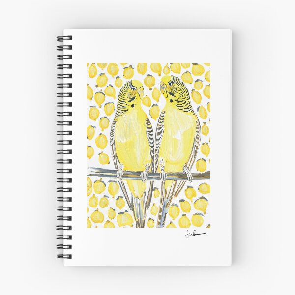 Item preview, Two Parakeets and Lemons designed and sold by uncommonink.