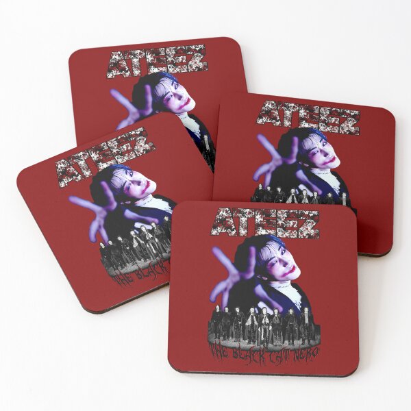 Item preview, ATEEZ - Black Cat Nero (Alternative Promo Artwork) designed and sold by Jessie Slamwhorella.