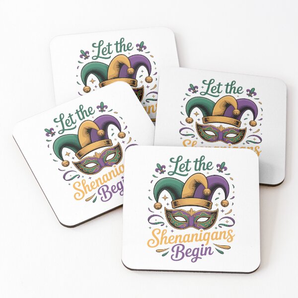 Item preview, Let the Shenanigans Begin New Orleans Mardi Gras Festival Art designed and sold by RoyesButler.
