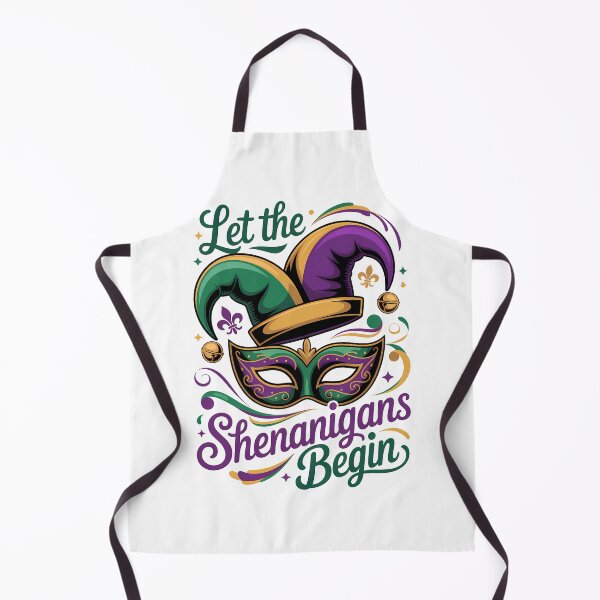 Item preview, Let the Shenanigans Begin Mardi Gras Party Vibes Shenanigans designed and sold by RoyesButler.