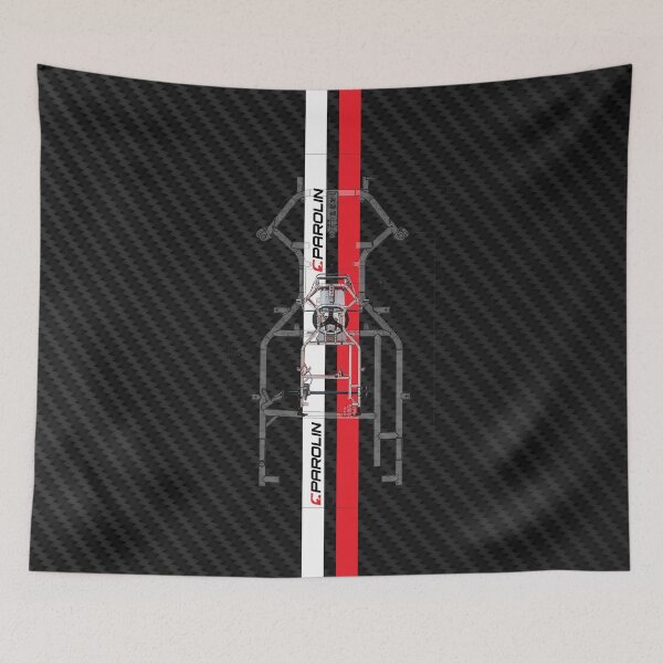 Item preview, Parolin Racing Go Karts - Carbon Fibre Background designed and sold by KartPixel by Pipstar.