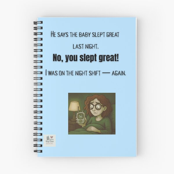 Item preview, Night Shift Mama – Funny Parenting Exhaustion Design designed and sold by MadeInNapTime.