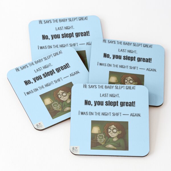 Item preview, Night Shift Mama – Funny Parenting Exhaustion Design designed and sold by MadeInNapTime.