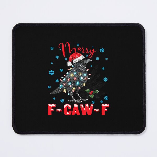 Item preview, Merry Fcawf Christmas Black Crow Funny Black Bird Meme designed and sold by tadmercado.