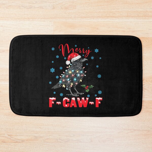Item preview, Merry Fcawf Christmas Black Crow Funny Black Bird Meme  designed and sold by tadmercado.