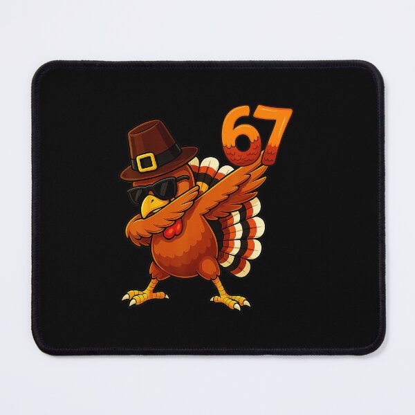 Item preview, Six Seven 67 Thanksgiving Meme Funny Thankful Turkey Dabbing designed and sold by gladysenglish.
