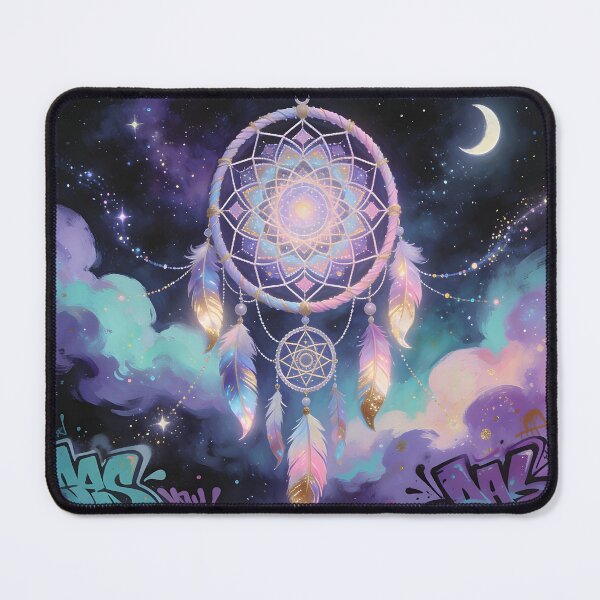 Item preview, Pastel Cosmic Dreamcatcher Pastel Galaxy HD designed and sold by DreamyWallVibes.