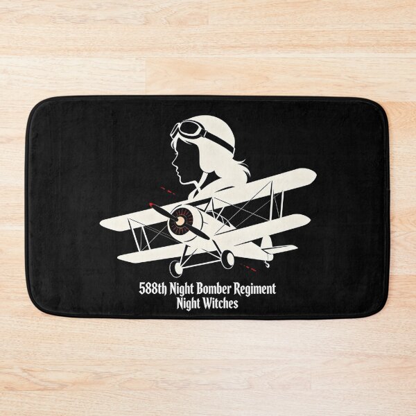 Item preview, Night Witches: Po-2 Pilot Silhouette – WWII Soviet Women Aviators designed and sold by GeoWhimsy Studio.