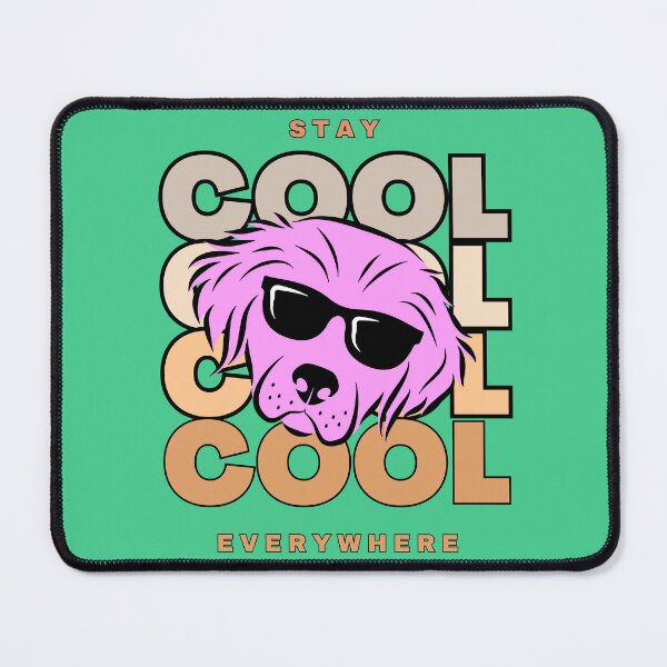 Item preview, Stay Cool Everywhere Dog Design | Trendy Sunglasses Dog Graphic for Streetwear & T-Shirts designed and sold by MUKUND FASHION DESIGN.
