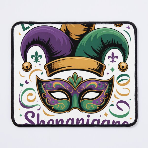 Item preview, Let the Shenanigans Begin Carnival Masquerade Mask Theme designed and sold by LiviuGligoros.