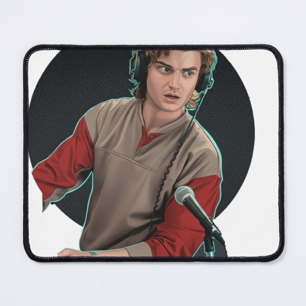 Item preview, “Steve and the Hawkins Radio | Stranger Things Season 5 Inspired Fanart” designed and sold by Fandom Universe.