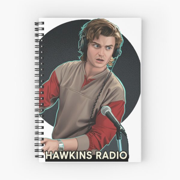 Item preview, “Steve and the Hawkins Radio | Stranger Things Season 5 Inspired Fanart” designed and sold by Fandom Universe.