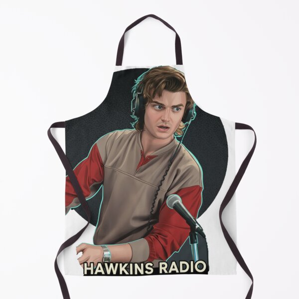 Item preview, “Steve and the Hawkins Radio | Stranger Things Season 5 Inspired Fanart” designed and sold by Fandom Universe.