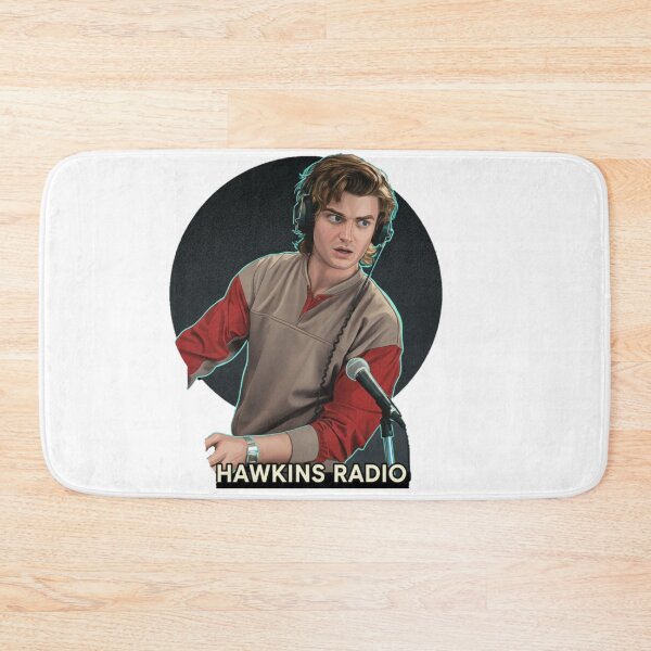 Item preview, “Steve and the Hawkins Radio | Stranger Things Season 5 Inspired Fanart” designed and sold by Fandom Universe.