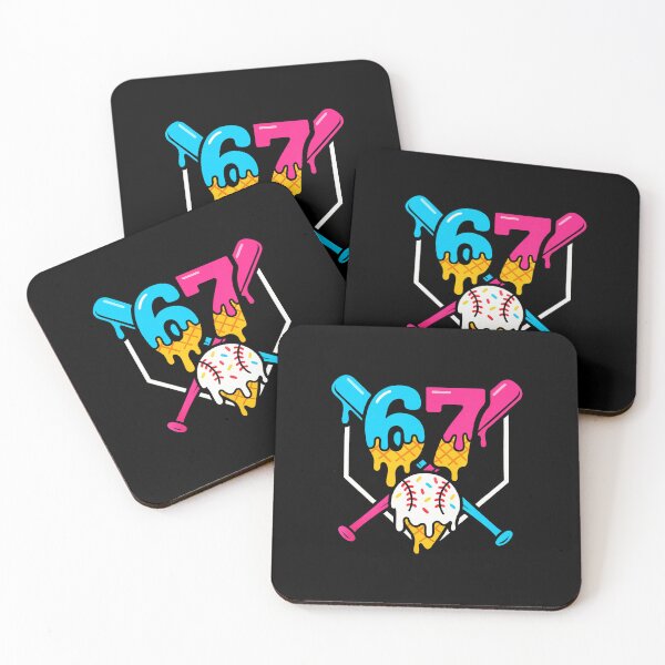 Item preview, Seis Siete Béisbol Helado Goteo Genial 67 Gen Alpha Slang designed and sold by gladysenglish.
