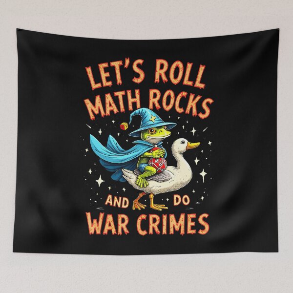 Item preview, Tabletop Meme Frog Wizard Chaos Roll Math Rocks designed and sold by SharronDawn.
