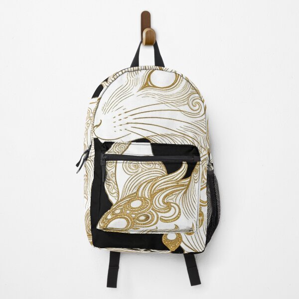 Item preview, Imperial White Rat with Intricate Golden Filigree designed and sold by zzz888.