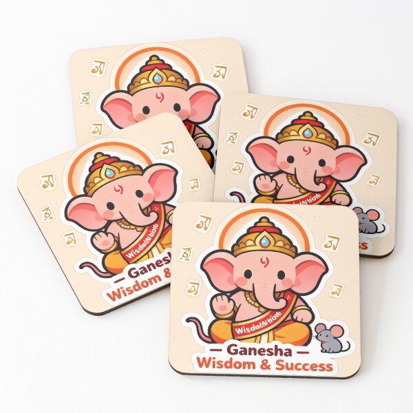 Item preview, Cute Cartoon Ganesha Hindu God of Success designed and sold by BlurBlurDesign.