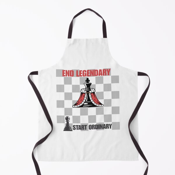 Item preview, Start Ordinary End Legendary –Pawn to King Evolution Motivational Design designed and sold by rebuZZ-Apparels-The Minimalistic Buzz.