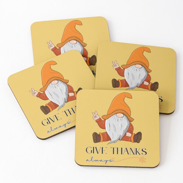 Item preview, Give Thanks Always Gnome Design | Cute Thanksgiving Gnome Illustration for Fall Apparel designed and sold by MUKUND FASHION DESIGN.