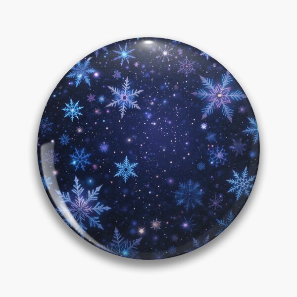 Item preview, Magical Falling Snowflakes on a Deep Winter Night designed and sold by PixelVibe782.