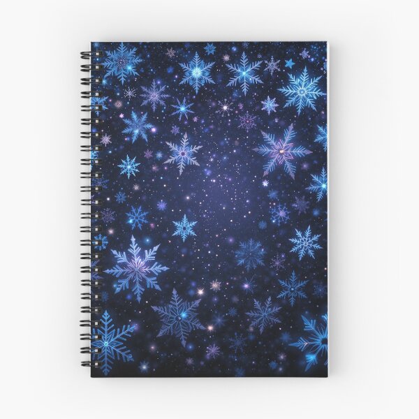 Item preview, Magical Falling Snowflakes on a Deep Winter Night designed and sold by PixelVibe782.