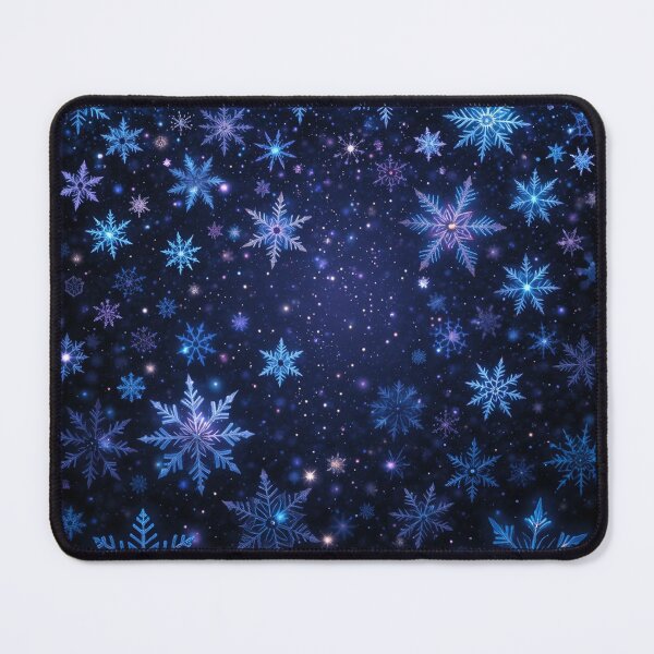 Item preview, Magical Falling Snowflakes on a Deep Winter Night designed and sold by PixelVibe782.