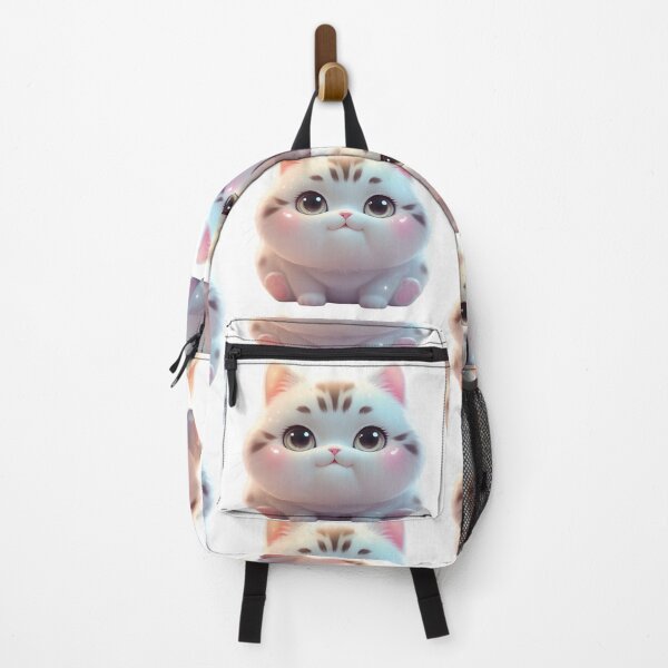 Item preview, Puffy Baby Cat Chonk – Cute Kawaii Chubby Cat Sticker designed and sold by Velora_art01.