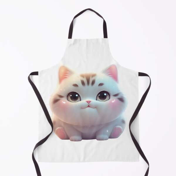 Item preview, Puffy Baby Cat Chonk – Cute Kawaii Chubby Cat Sticker designed and sold by Velora_art01.