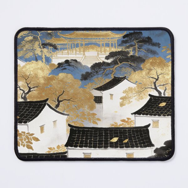 Item preview, Majestic Golden Pavilion and Blue Mountain Village designed and sold by zzz888.