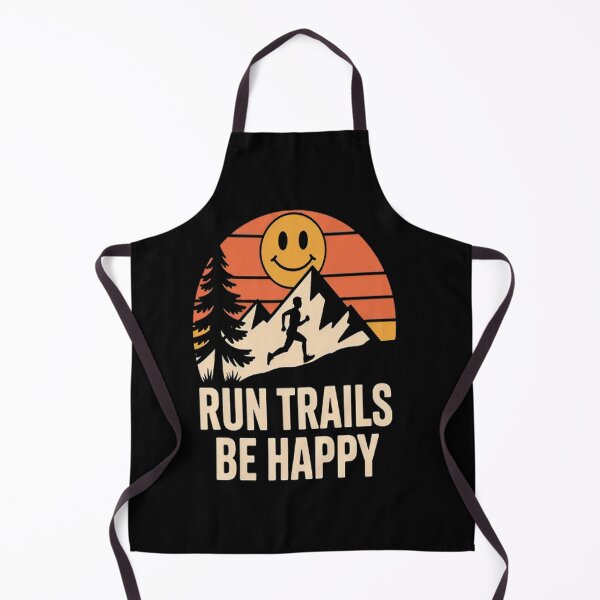 Item preview, Run Trails Be Happy Sunset Trail Running designed and sold by SignaturalGen.