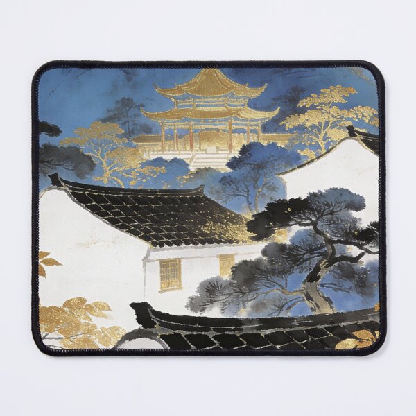 Item preview, Majestic Golden Temple and Blue Mountain Village designed and sold by zzz888.
