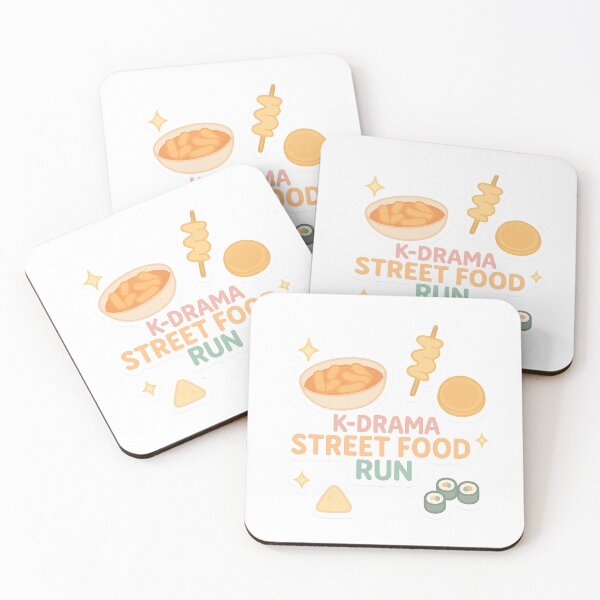 Item preview, K-Drama Street Food Run | Cute Pastel Korean Snack Sticker Pack designed and sold by Soft Seoul Studio.