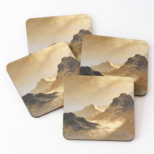 Item preview, Majestic Golden Mountains with Ethereal Sunbeam designed and sold by zzz888.