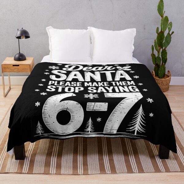 Item preview, Retro Dear Santa Please Make Them Stop Saying 67 Christmas designed and sold by JEFDodsonArt.