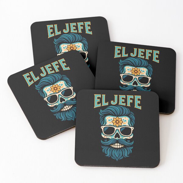 Item preview, Beard Sugar Skull El Jefe For Men Dia De Los Muertos designed and sold by FernLela.