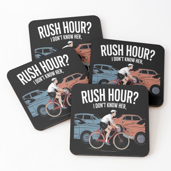 Item preview, Rush Hour I Don’t Know Her Bike Commuting designed and sold by LacostCarl.