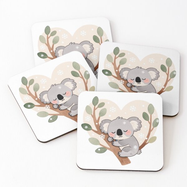 Item preview, Koala in Winter – Cozy Cold-Weather Koala  designed and sold by MissKoalaJY.