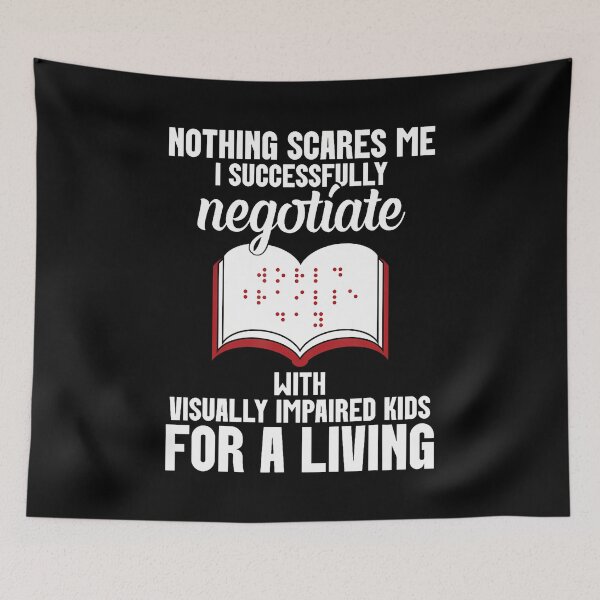 Item preview, Vit Teacher Special Ed Negotiate Visually Impaired Teacher designed and sold by JosephineCathy.