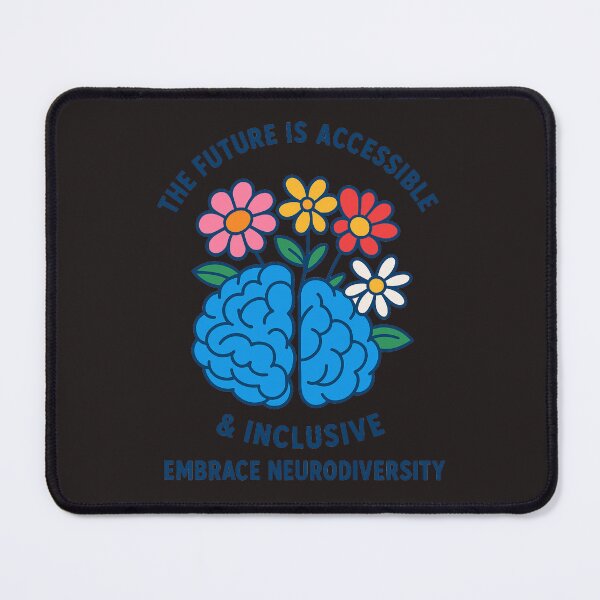 Item preview, The Future Is Accessible & Inclusive PNG, Embrace Neurodiversity Clipart, Floral Mental Health Awareness Sublimation, Inclusive Brain Flowers Design designed and sold by sssweetness.