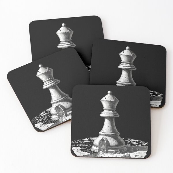 Item preview, space chess - chess pieces - Bishop on the moon! designed and sold by Prtina.