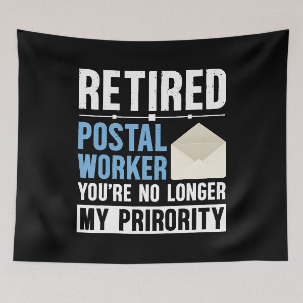 Item preview, Funny Retired Postal Worker Retirement Postman Retirement designed and sold by JosephineCathy.