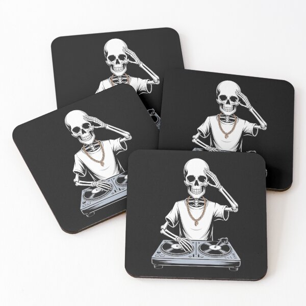 Item preview, Esqueleto DJ, Disc Jockey de Calavera Perezosa de Halloween designed and sold by SignaturalGen.