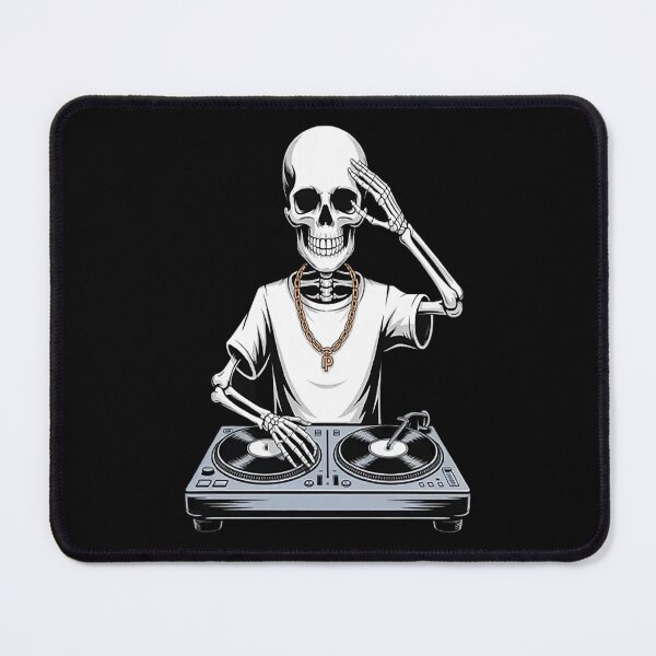 Item preview, Esqueleto DJ, Disc Jockey de Calavera Perezosa de Halloween designed and sold by SignaturalGen.