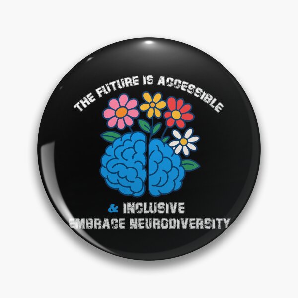 Item preview, The Future Is Accessible & Inclusive v , Embrace Neurodiversity Clipart, Floral Mental Health Awareness Sublimation, Inclusive Brain Flowers Design designed and sold by sssweetness.