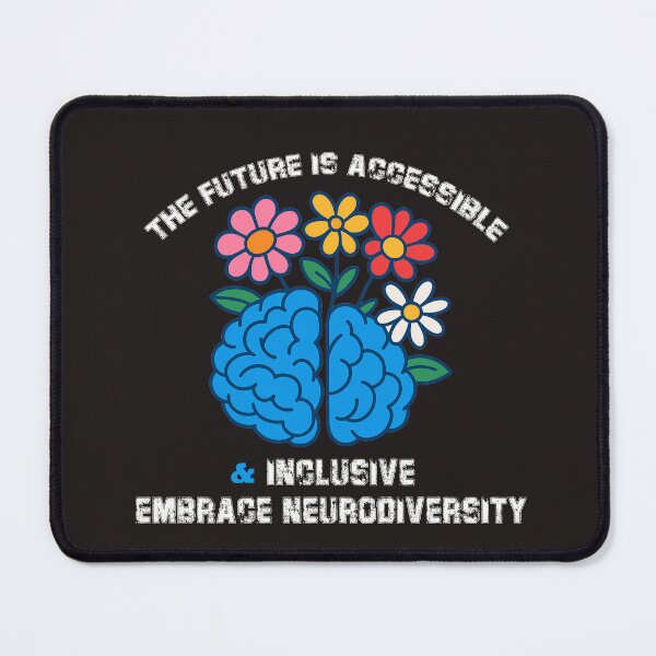 Item preview, The Future Is Accessible & Inclusive v , Embrace Neurodiversity Clipart, Floral Mental Health Awareness Sublimation, Inclusive Brain Flowers Design designed and sold by sssweetness.
